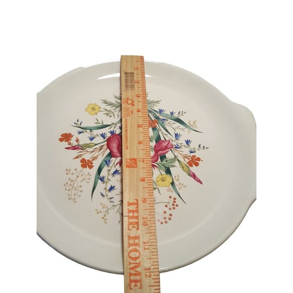 Salem Harmony House Platter Plate Spring Song Vintage 50's Floral Iris 12x13 - Picture 4 of 7